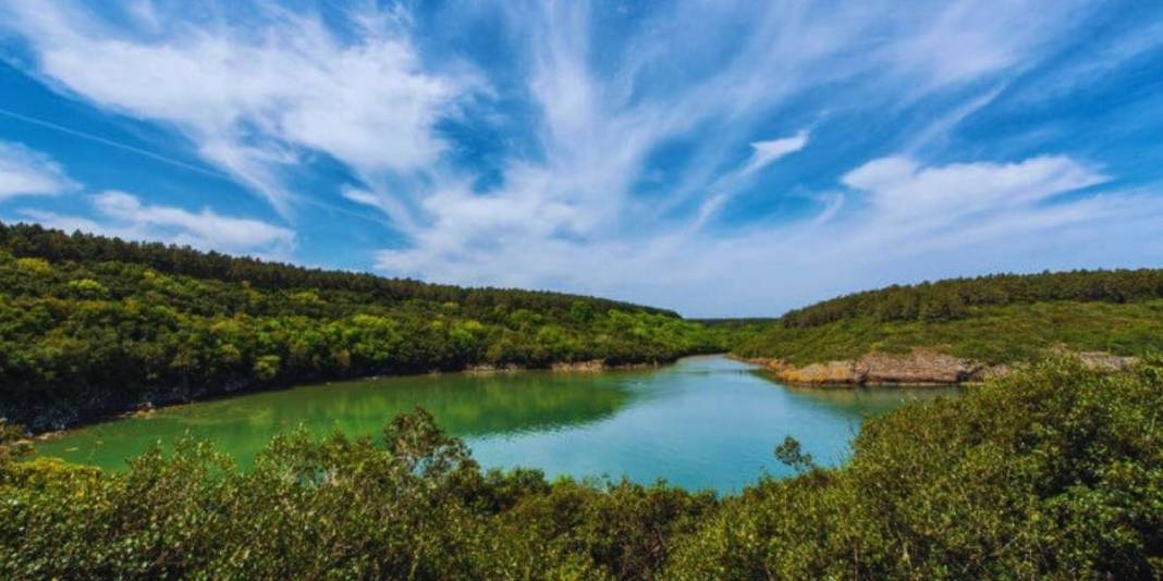 Yurtdışı sanmayın! Gizli cennet Türkiye’den: Koyda orman, ufukta bakır renginde gökyüzü! 1